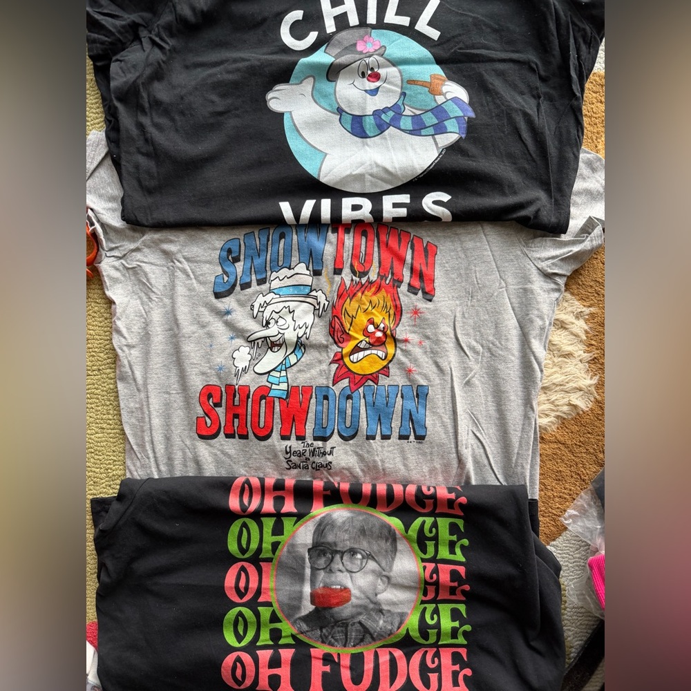 Bundle of 3 plus size holiday T-shirts